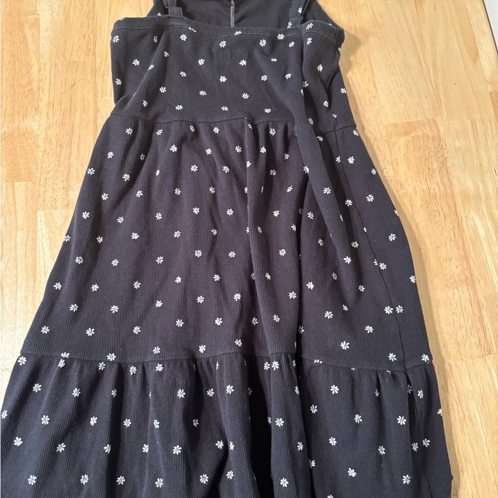 SO Black Floral Kids Dress